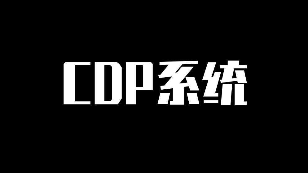 CDP客户数据管理平台体系化搭建