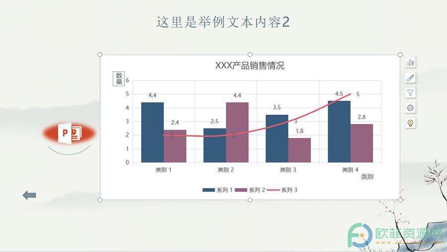 ​电脑版WPS演示文稿怎么修改图表数据