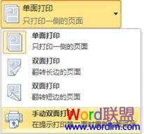 Word2010设置双面打印方法