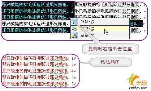 Word文档里不连续文本的复制粘贴小秘密