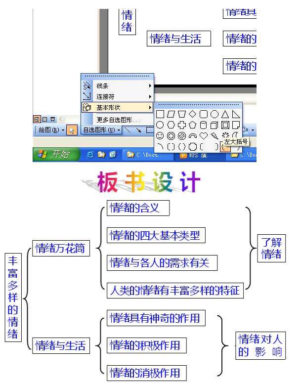 wps制作逻辑关系图的详细操作截图