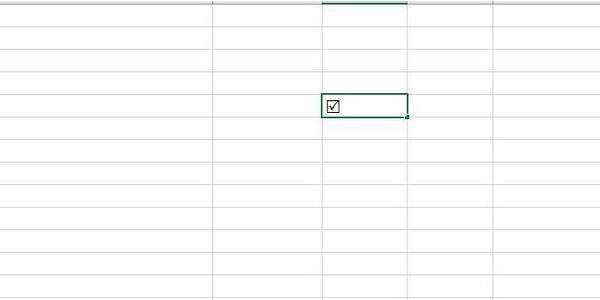如何在excel表格方框中打钩？