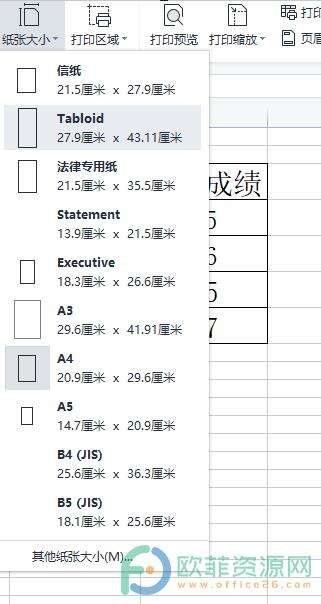 ​电脑版wps表格如何设置纸张大小